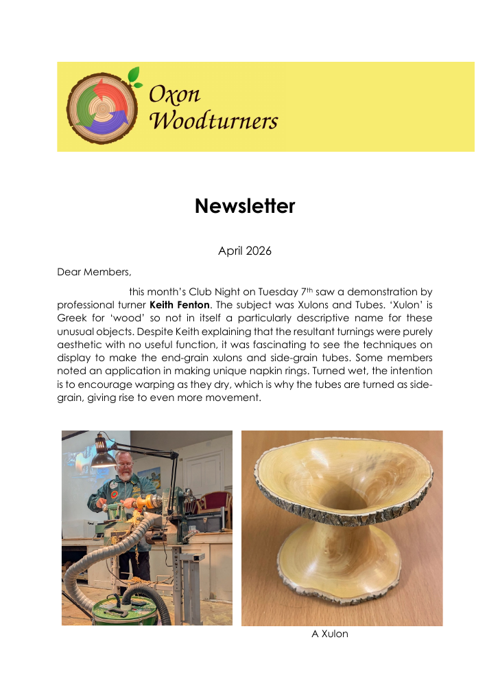 Newsletter April 2026