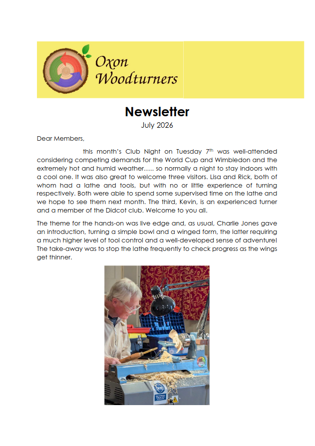 Newsletter July 2026