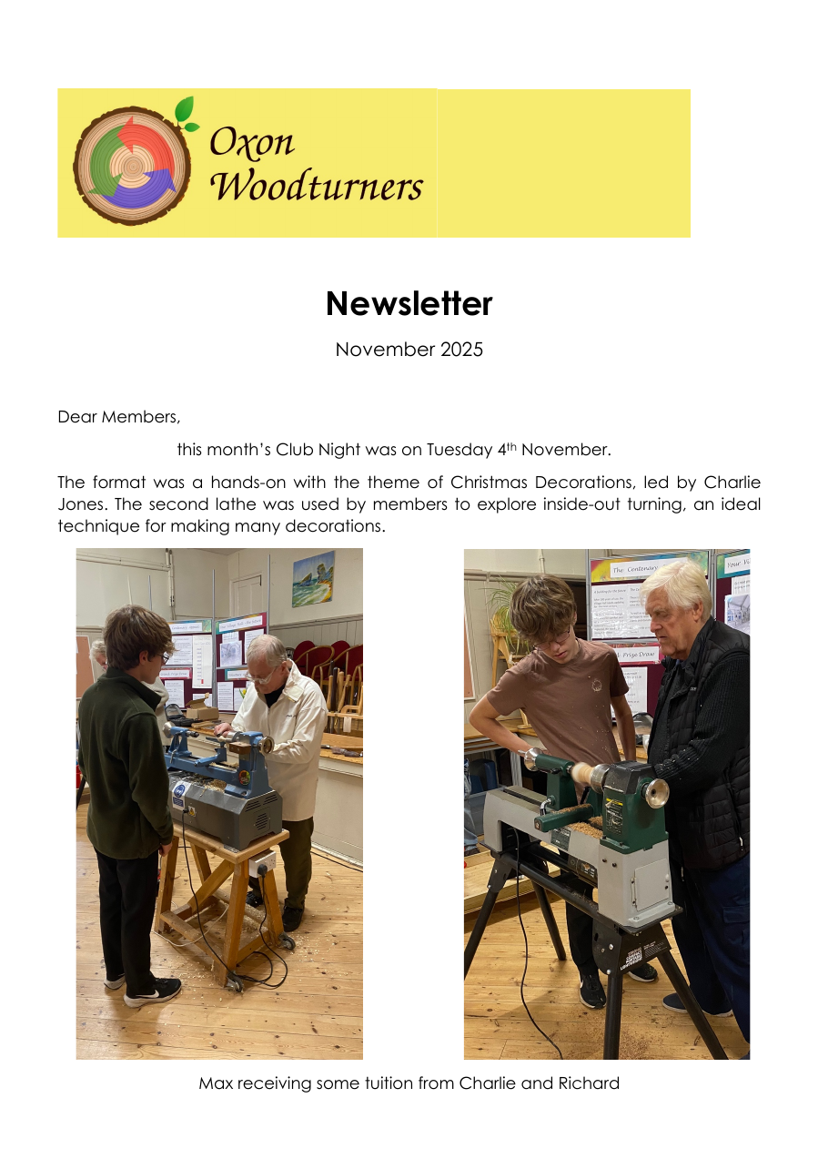 Newsletter November 2025